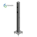 EVT15 Premium Pedestal with EV Tower Logo and White Background